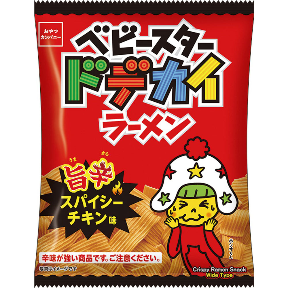 ベビースタードデカイラーメン旨辛スパイシーチキン味 ６２ｇ おやつカンパニー