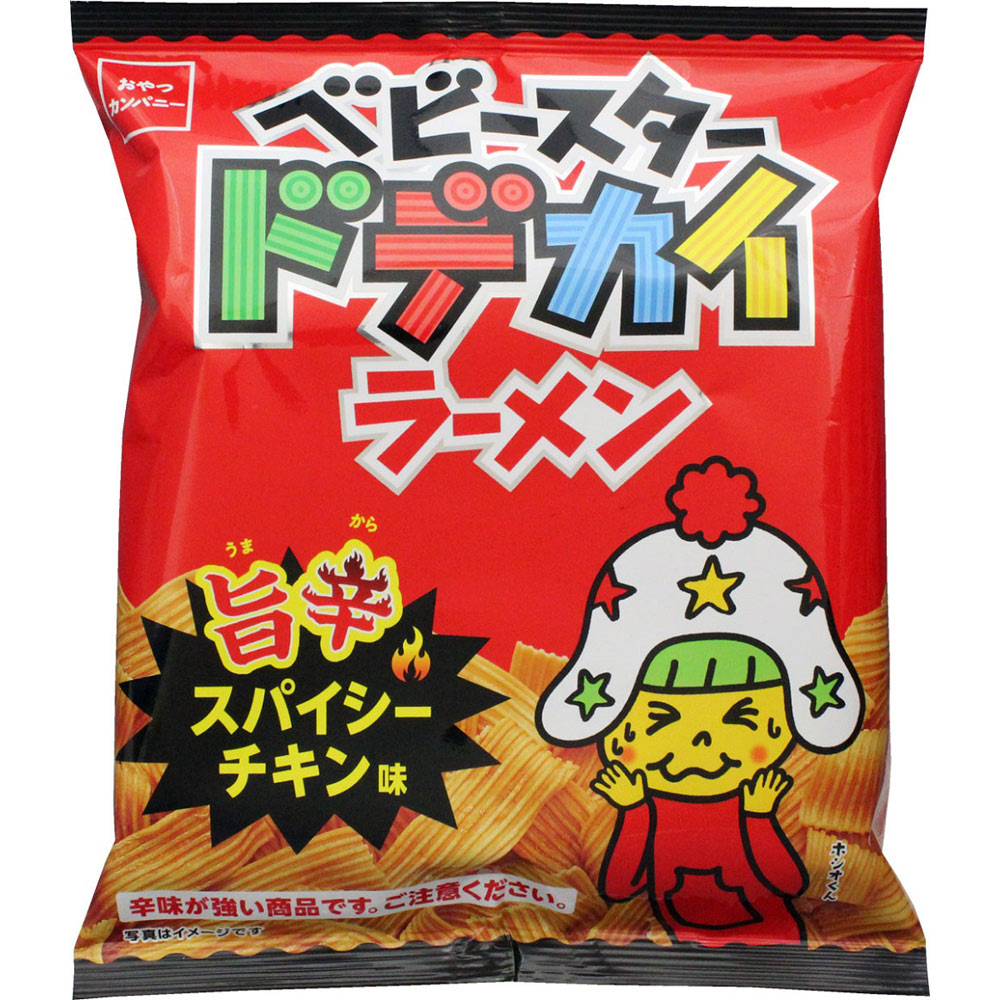 ベビースタードデカイラーメン旨辛スパイシーチキン味 ６２ｇ おやつカンパニー