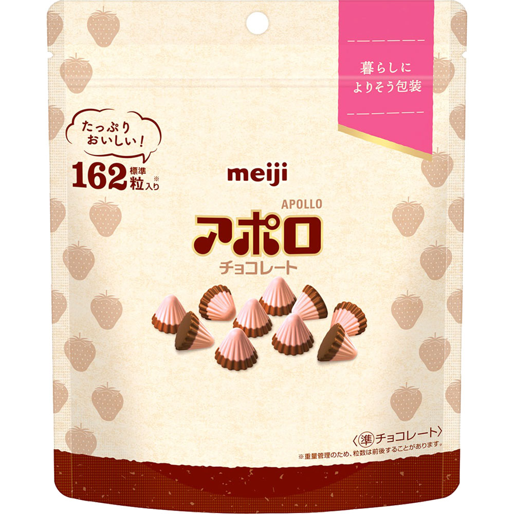 アポロシンプル包装大容量パウチ ２２６ｇ 明治（旧明治製菓）