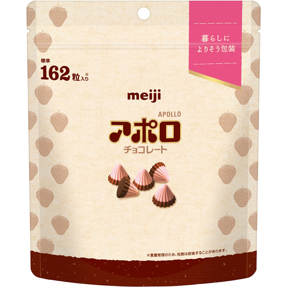 アポロシンプル包装大容量パウチ ２２６ｇ 明治（旧明治製菓）