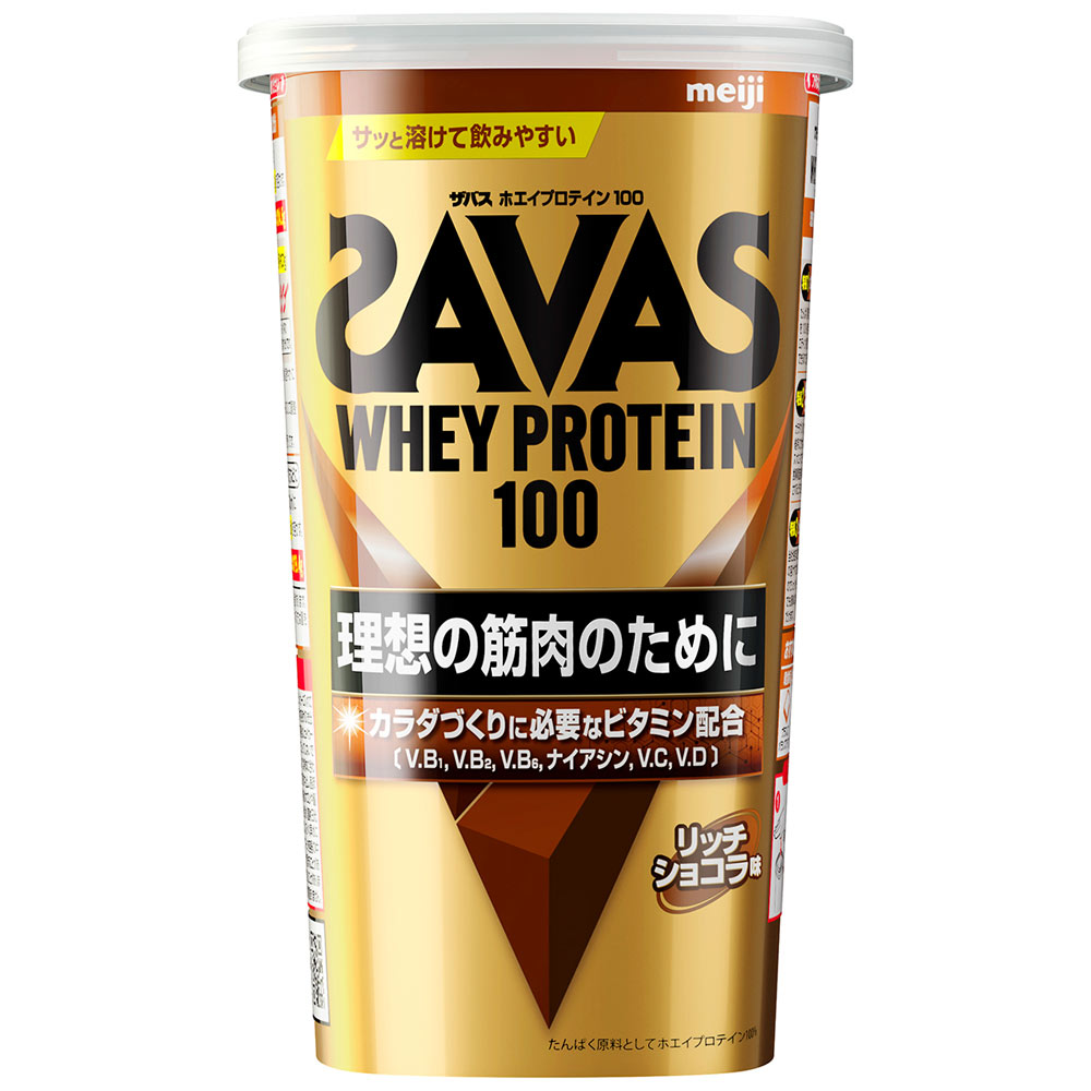 ザバス ホエイプロテイン100 ショコラ 14食 ２８０ｇ 明治（旧明治製菓）