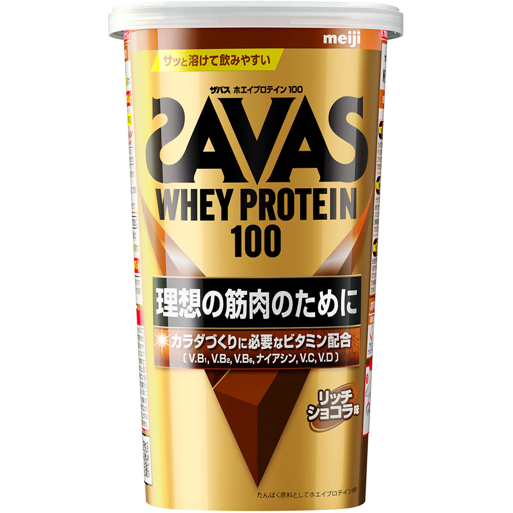 ザバス ホエイプロテイン100 ショコラ 14食 ２８０ｇ 明治（旧明治製菓）