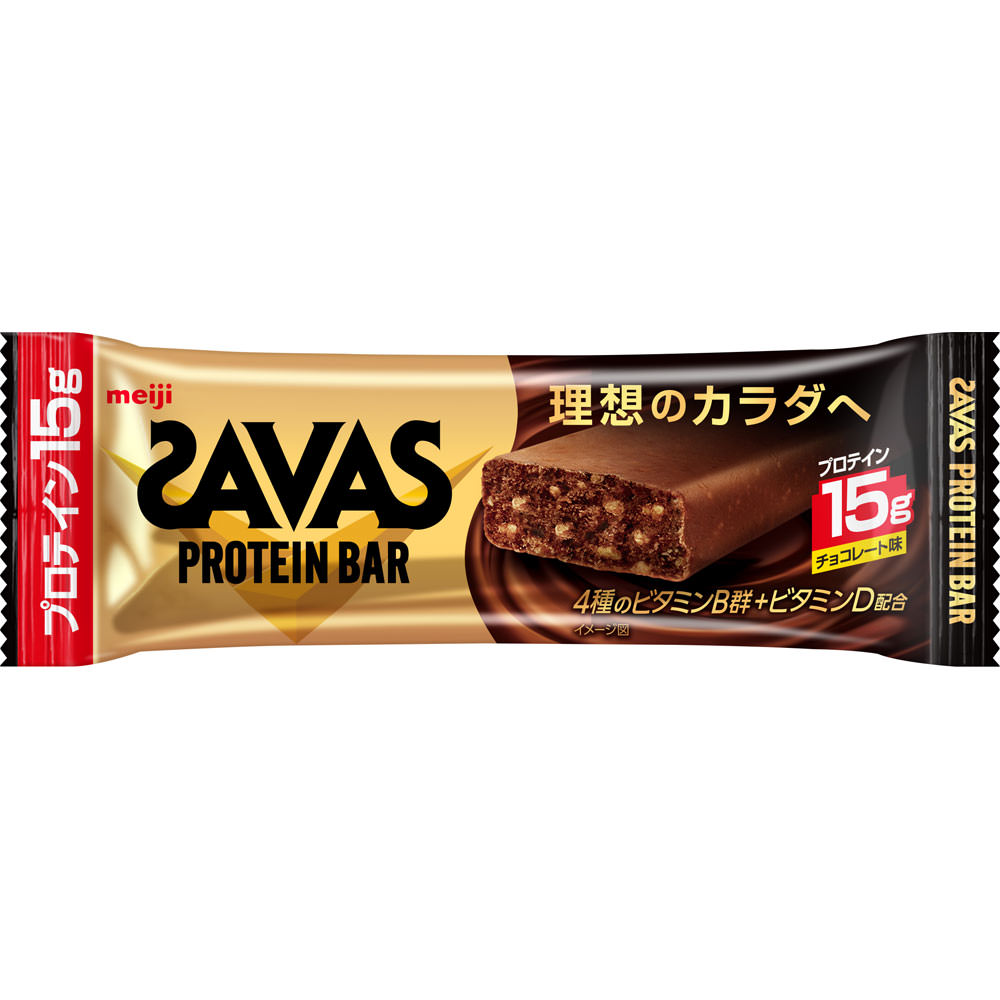 ザバス プロテインバー チョコレート味 ４４ｇ 明治（旧明治製菓）