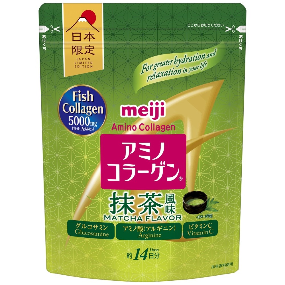 明治　アミノコラーゲン抹茶風味 ９８ｇ 明治（旧明治製菓）