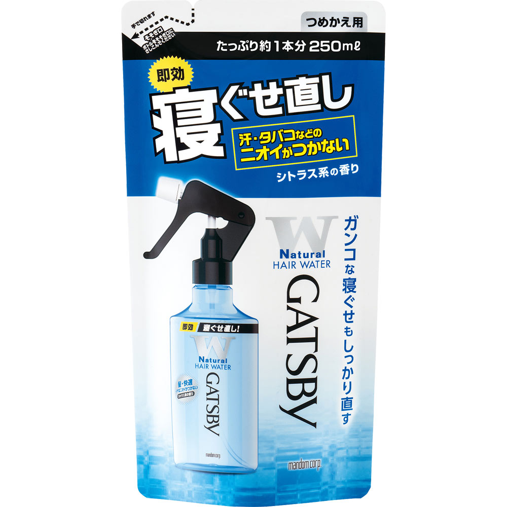 ギャツビー 寝ぐせ直しウォーター つめかえ用 ２５０ｍｌ マンダム