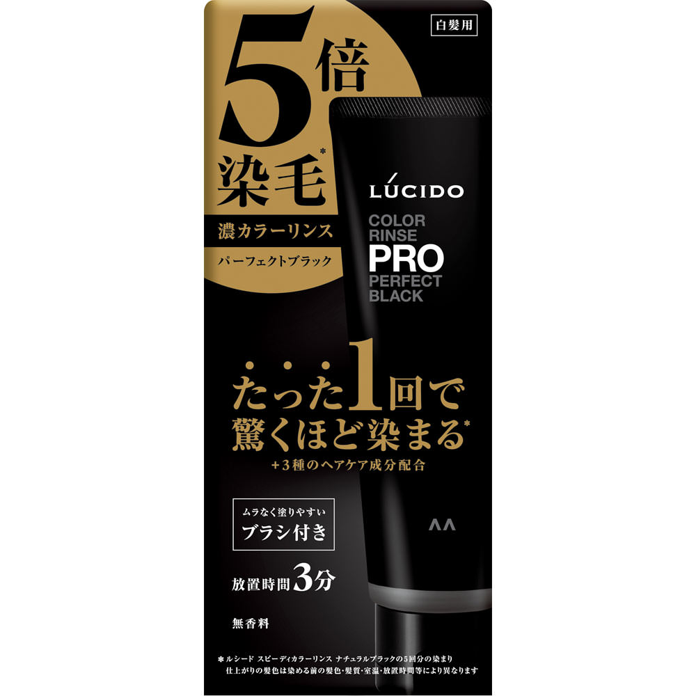 ルシード　カラーリンスPRO　パーフェクトブラック １２０ｇ マンダム