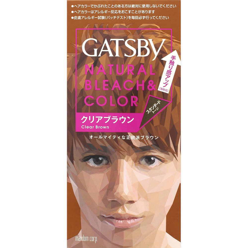 ギャツビー ナチュラルブリーチカラー クリアブラウン １組 マンダム (医薬部外品)