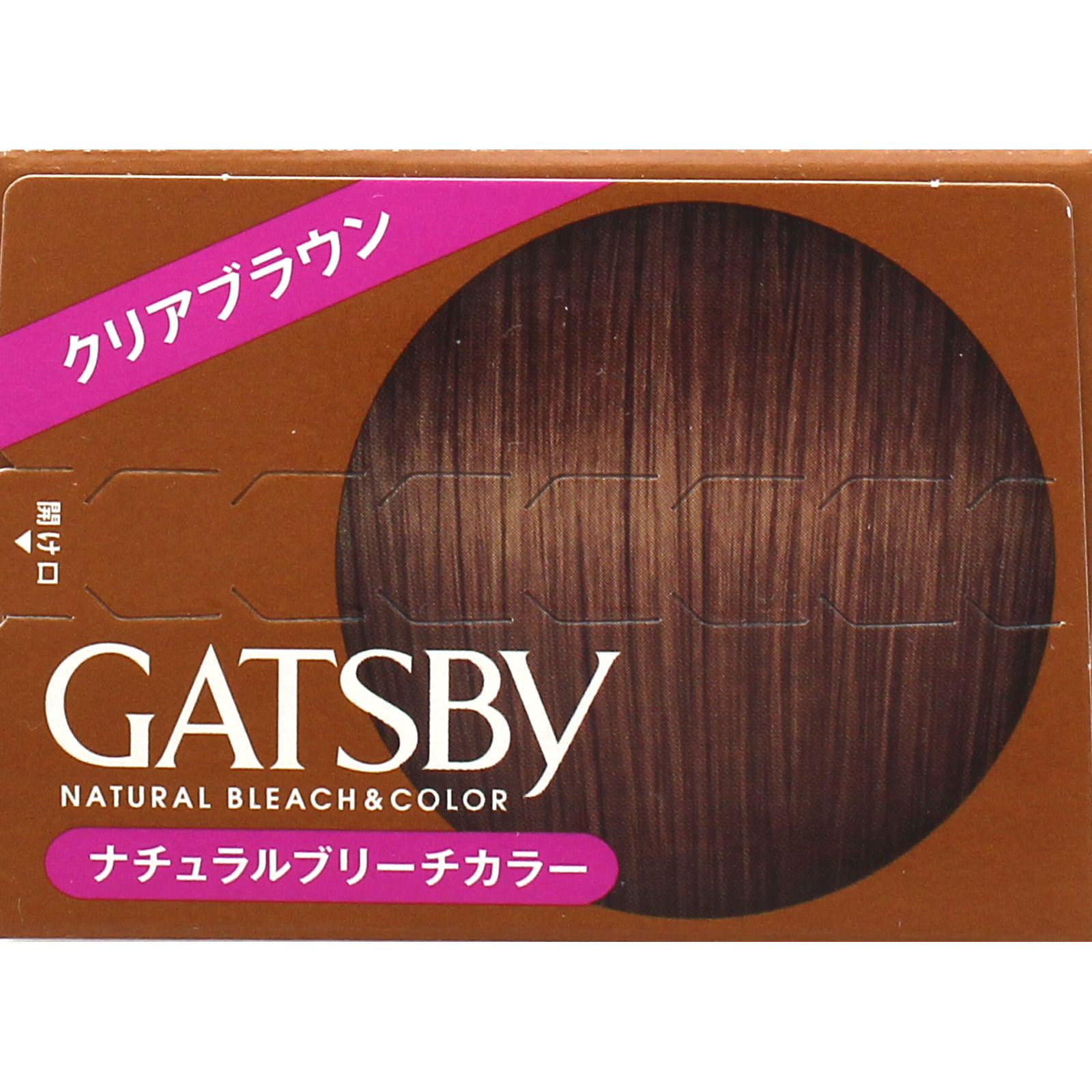 ギャツビー ナチュラルブリーチカラー クリアブラウン １組 マンダム (医薬部外品)