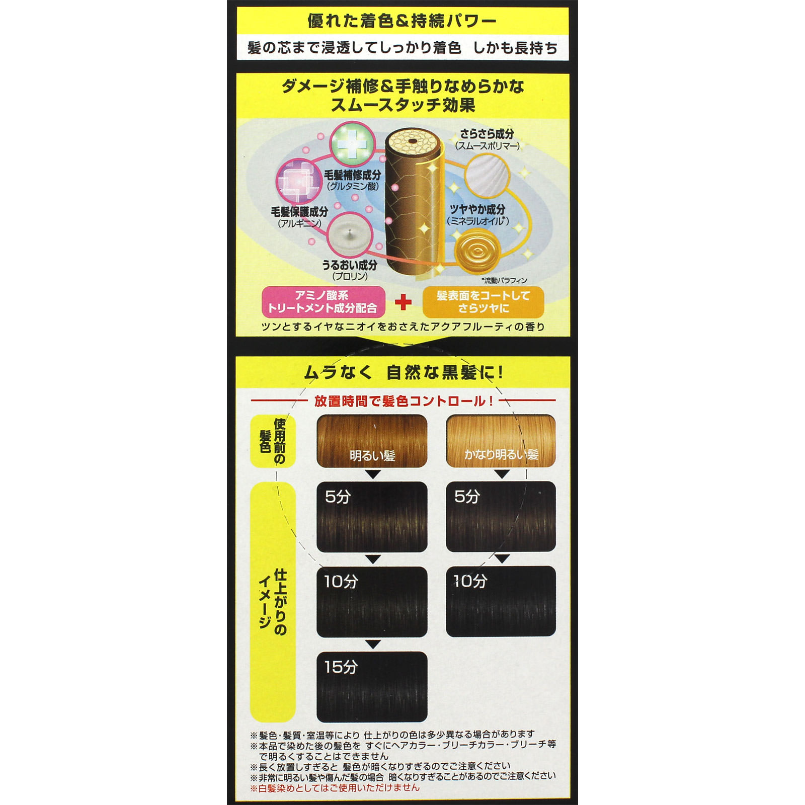 ギャツビー ターンカラーナ チュラルブラック １剤３５ｇ・２剤７０ｍｌ マンダム (医薬部外品)