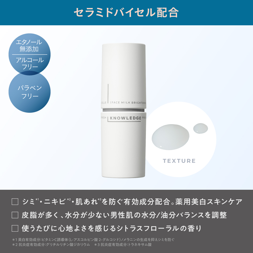 ナレッジ　薬用浸透ブライトニングミルク １６０ｍｌ (医薬部外品)