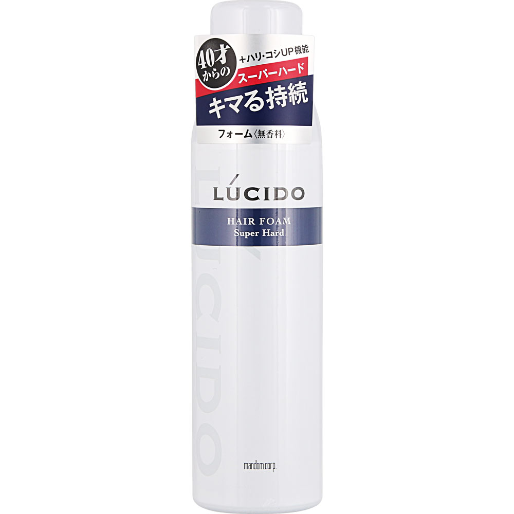 ルシード ヘアフォーム スーパーハード １８５ｇ マンダム