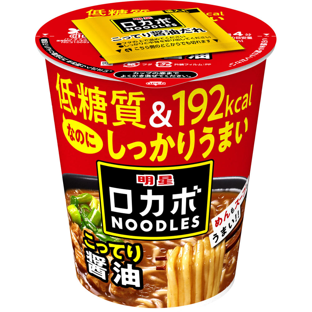 ロカボＮＯＯＤＬＥＳおいしさ＋こってり醤油 ５９ｇ 明星食品