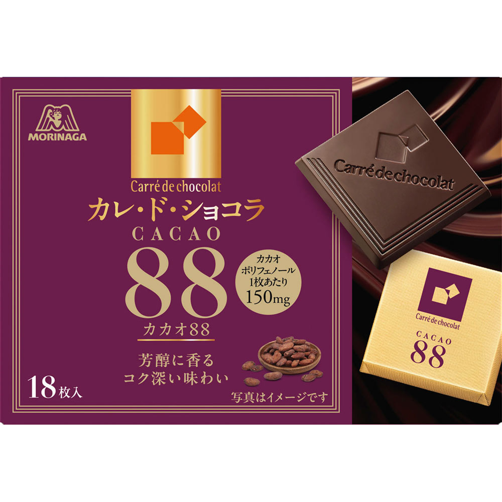 カレ・ド・ショコラ カカオ88 18枚 森永製菓