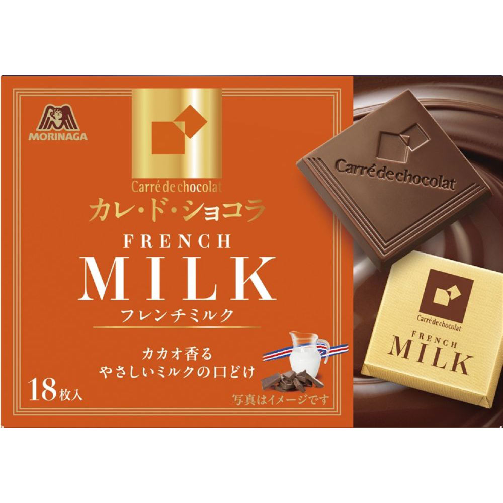 カレ・ド・ショコラ＜フレンチミルク＞ １８枚 森永製菓