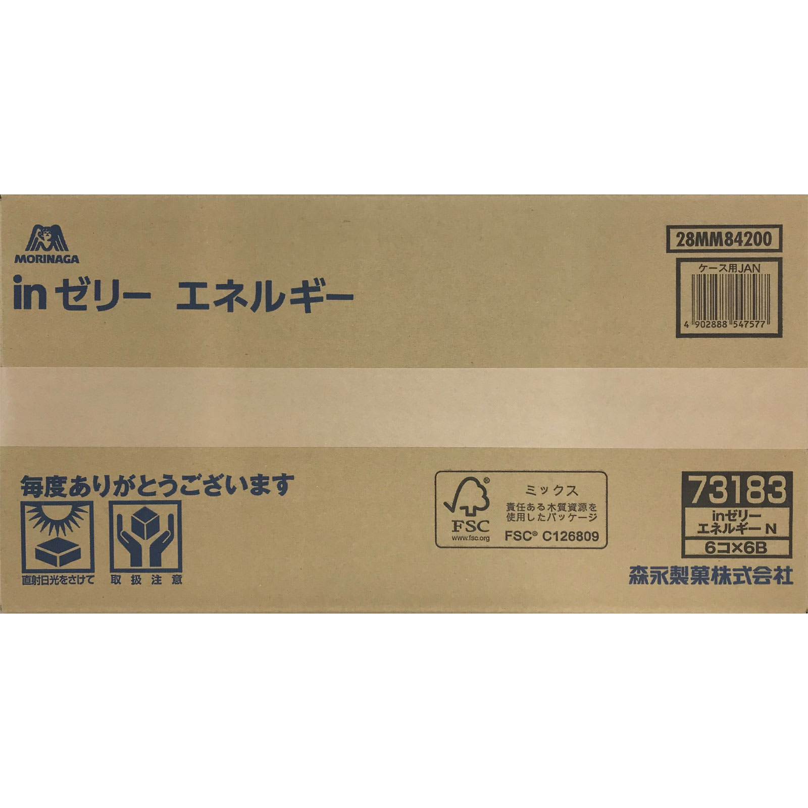 ｉｎ ゼリー エネルギー ケース １８０ｇｘ６Ｐｘ６ 森永製菓