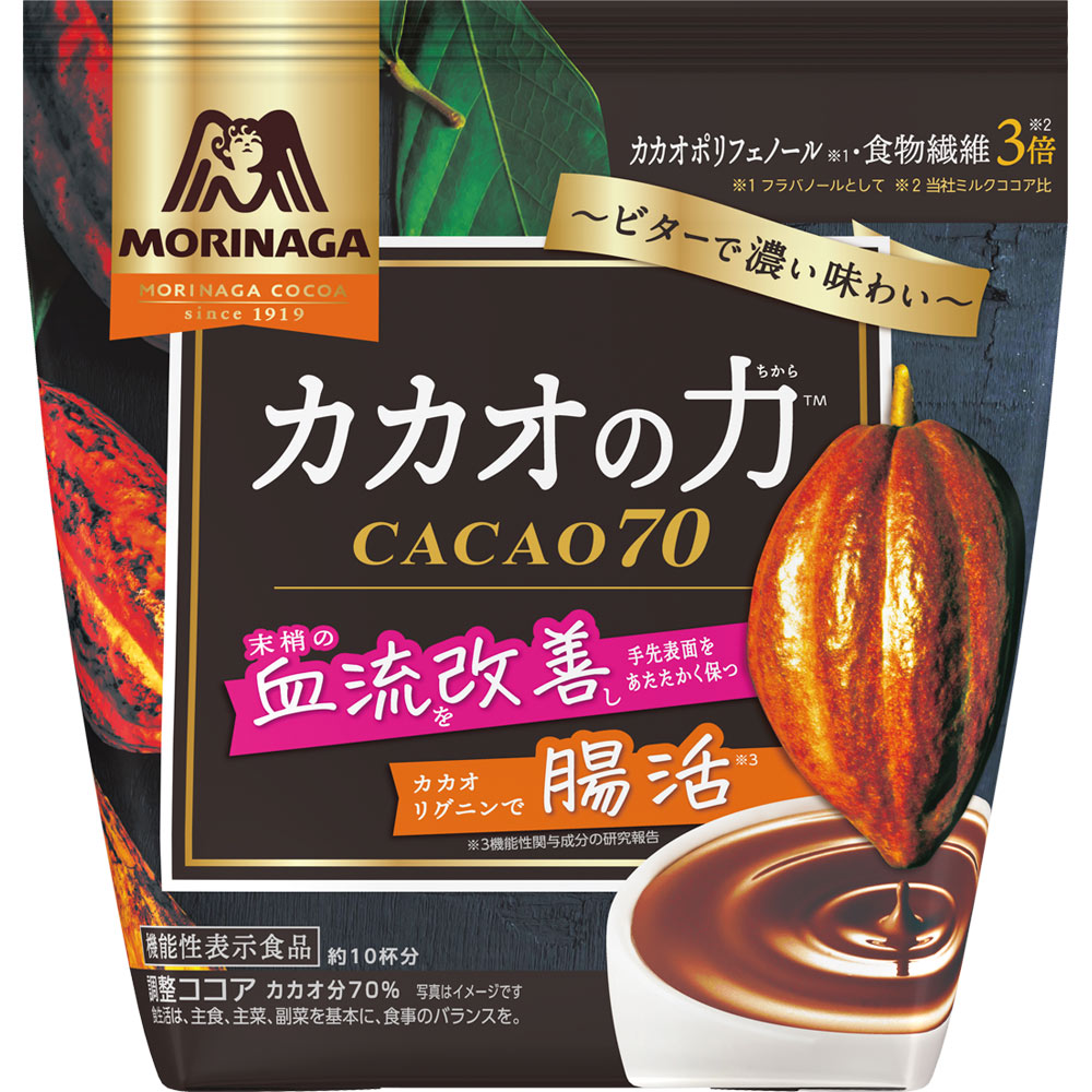 カカオの力【ＣＡＣＡＯ７０】 ２００ｇ 森永製菓