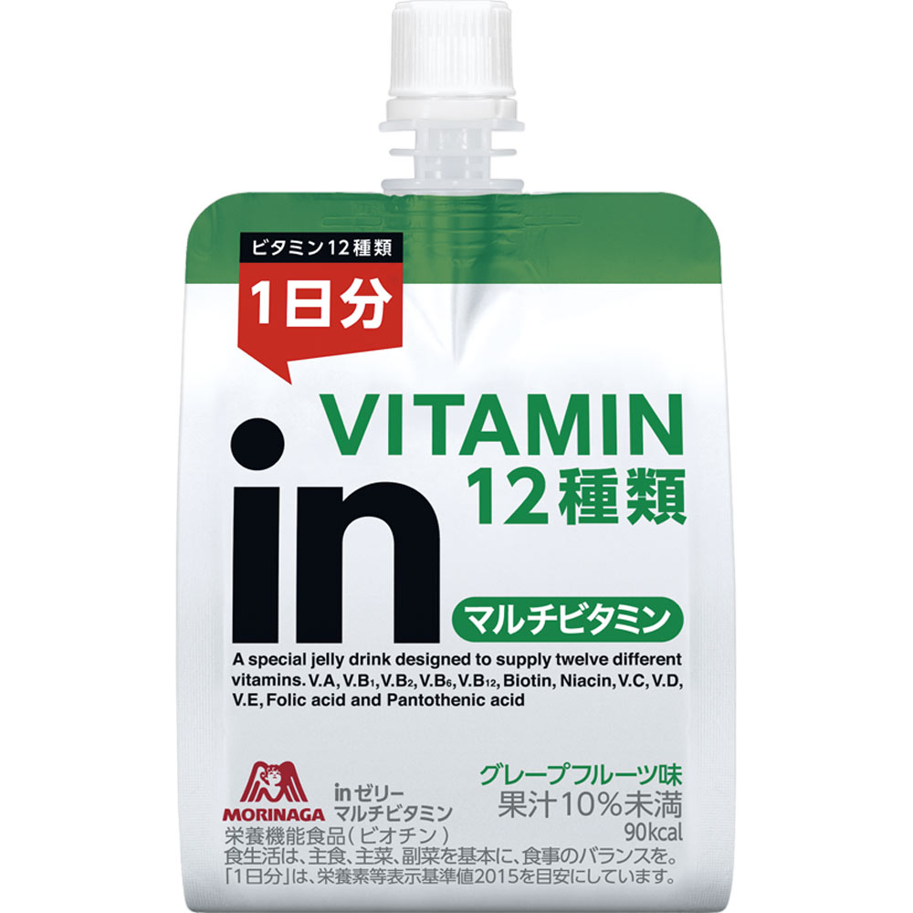 inゼリー マルチビタミン 180g×36 森永製菓