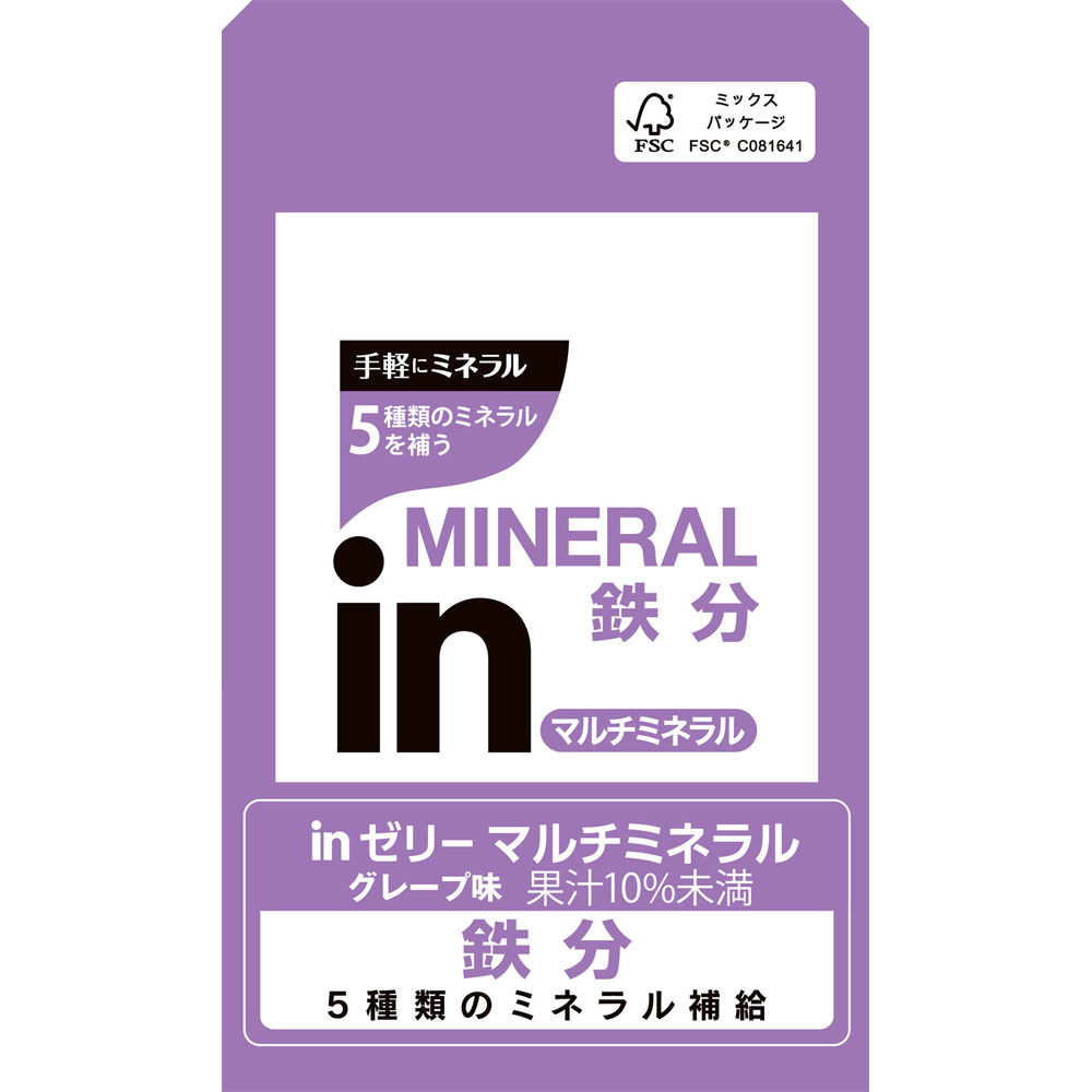 inゼリー マルチミネラル　６Ｐ １８０ｇ×６ 森永製菓