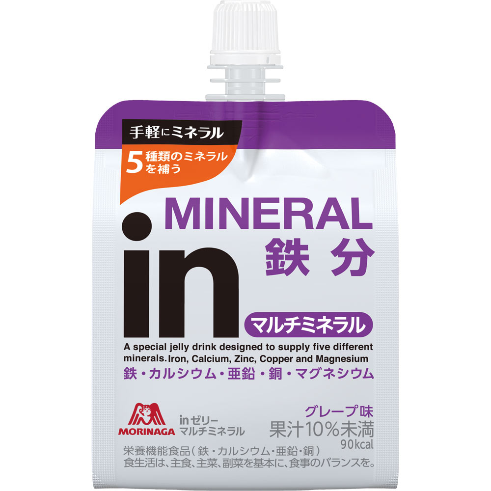inゼリー マルチミネラル 6P 180g×6 森永製菓