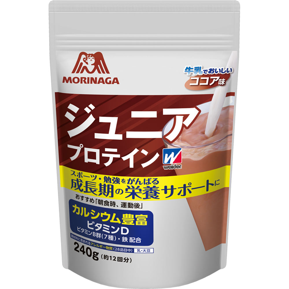 ウィダー ジュニアプロテインココア ２４０ｇ 森永製菓