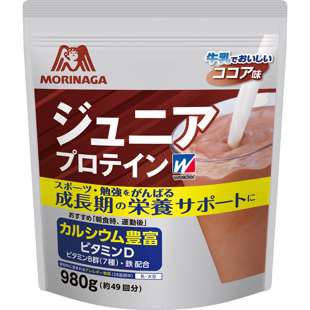 ウィダー ジュニアプロテインココア ９８０ｇ 森永製菓