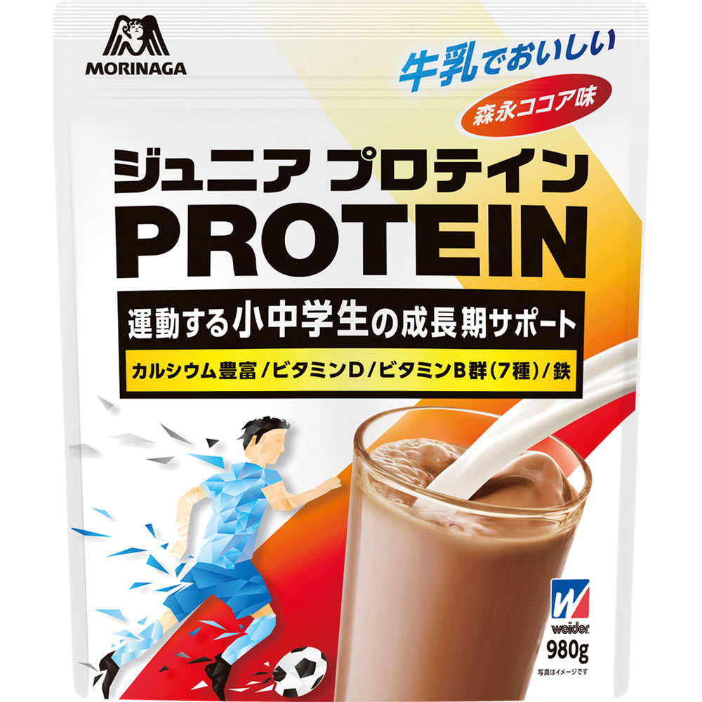 ウィダー ジュニアプロテインココア ９８０ｇ 森永製菓