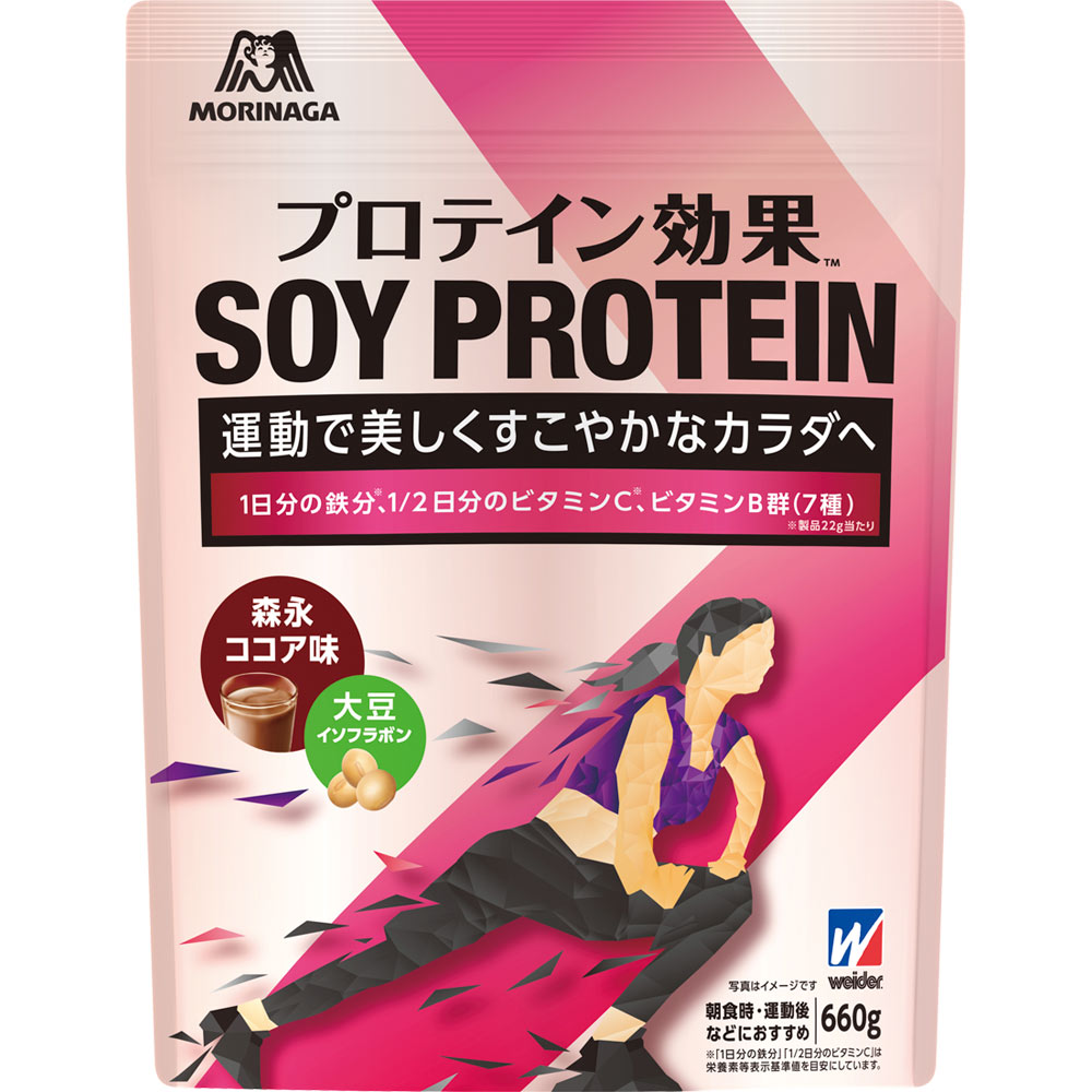 プロテイン効果 ソイカカオ味 ６６０ｇ 森永製菓
