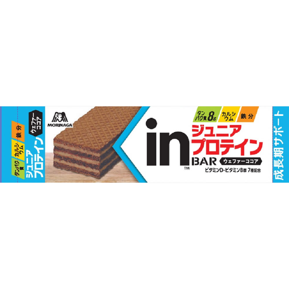 ｉｎバー ジュニアプロテイン ココア ３０ｇ 森永製菓