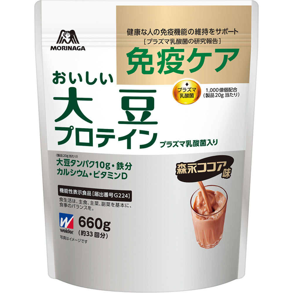 おいしい大豆プロテインプラズマ乳酸菌入り ６６０ｇ 森永製菓