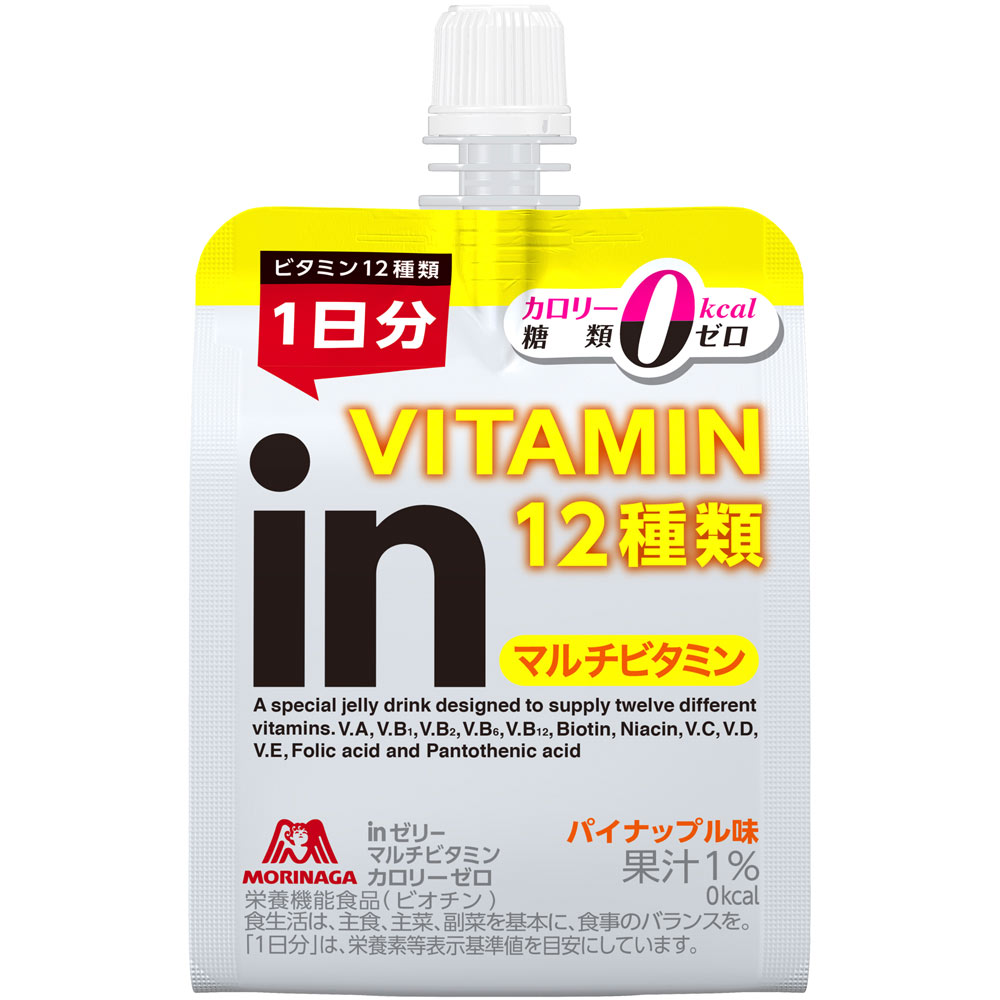 ｉｎゼリー マルチビタミンカロリーゼロ １８０ｇ 森永製菓