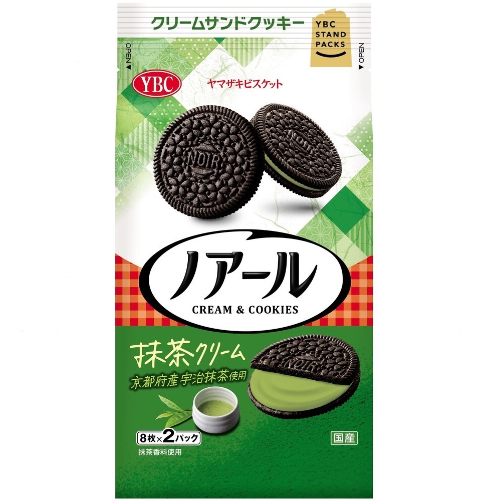 ノアール　抹茶クリーム １６枚 ヤマザキビスケット