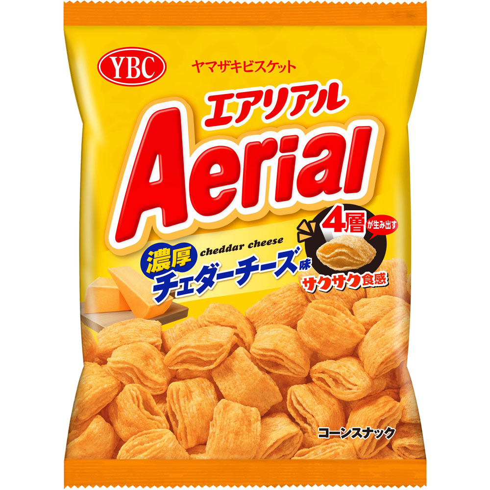 エアリアル濃厚チェダーチーズ味 ６５ｇ ヤマザキビスケット
