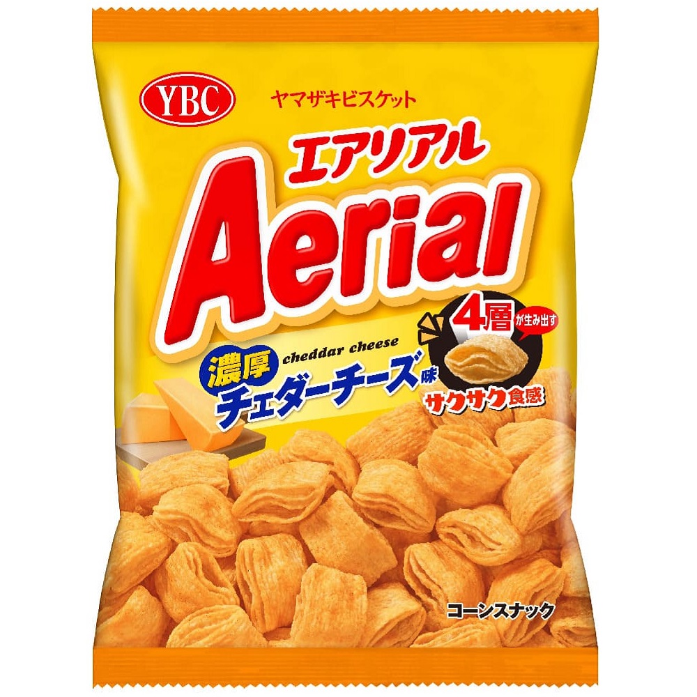 エアリアル濃厚チェダーチーズ味 ６５ｇ ヤマザキビスケット