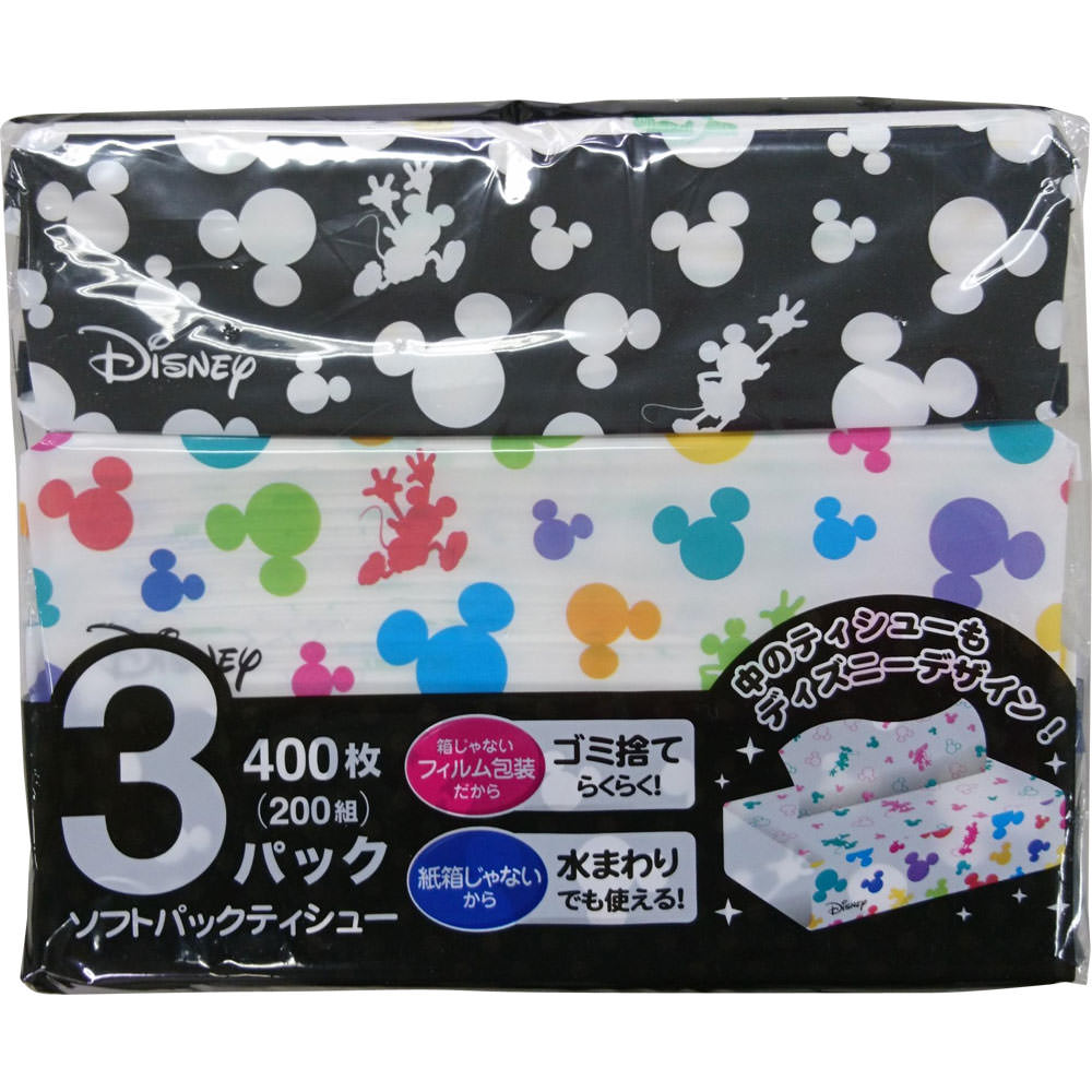 シュフーレ　ディズニー　ソフトパック　プリントティシュ ２００Ｗ３Ｐ アルボ