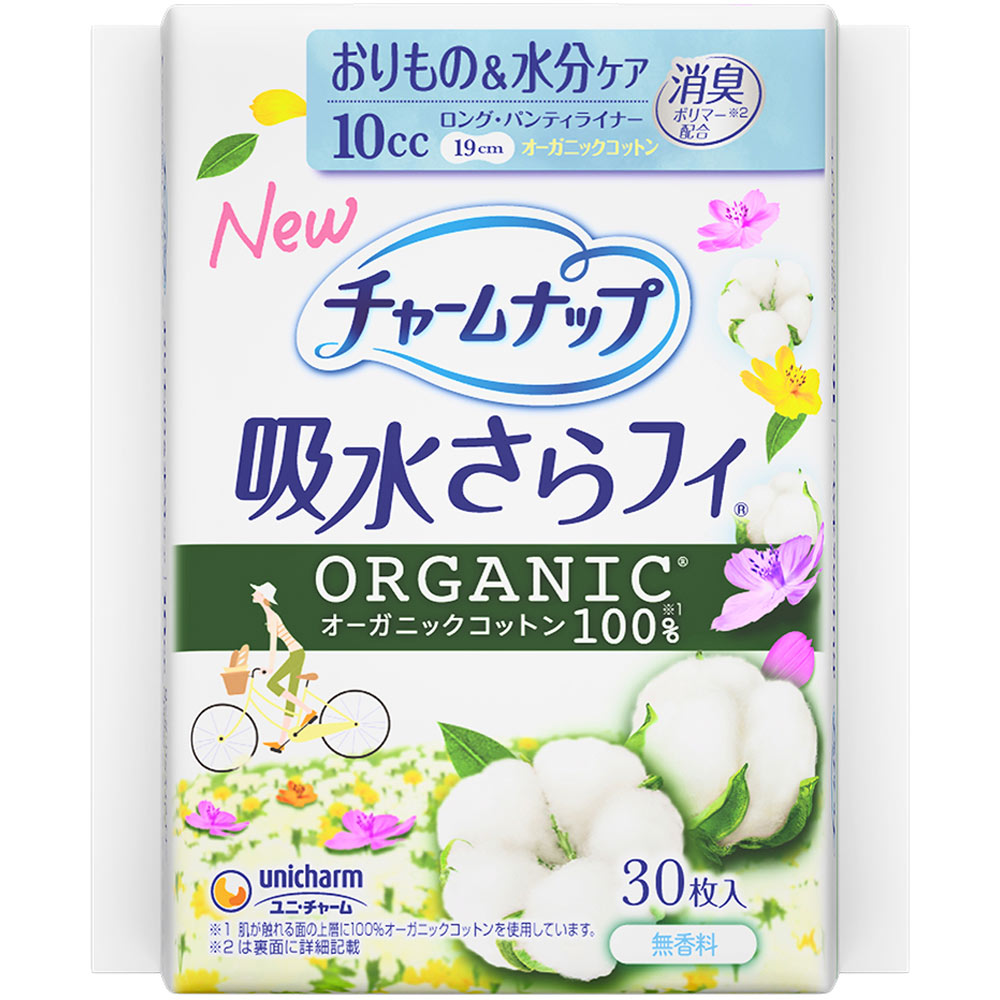 チャ－ムナップ吸水さらフィＯＧコットンＰＬ ３０枚 ユニ・チャーム
