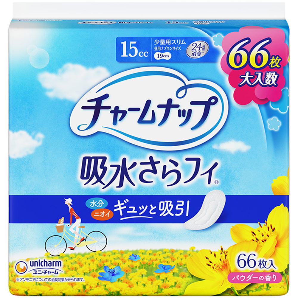 チャ-ムナップ　少量用 ６６枚 ユニ・チャーム