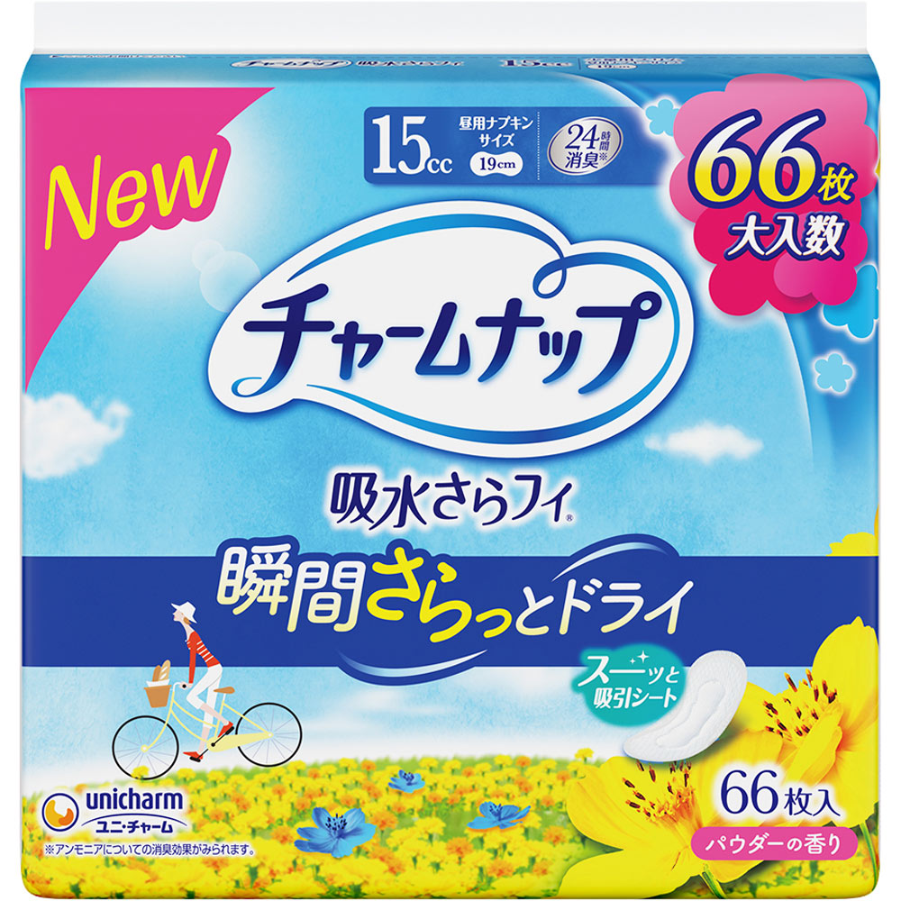 チャ-ムナップ　少量用 ６６枚 ユニ・チャーム