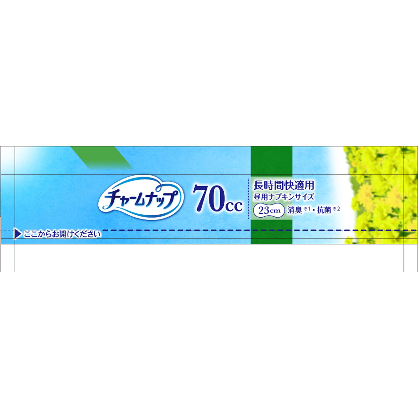 チャ-ムナップ　長時間快適用消臭タイプ １４枚 ユニ・チャーム