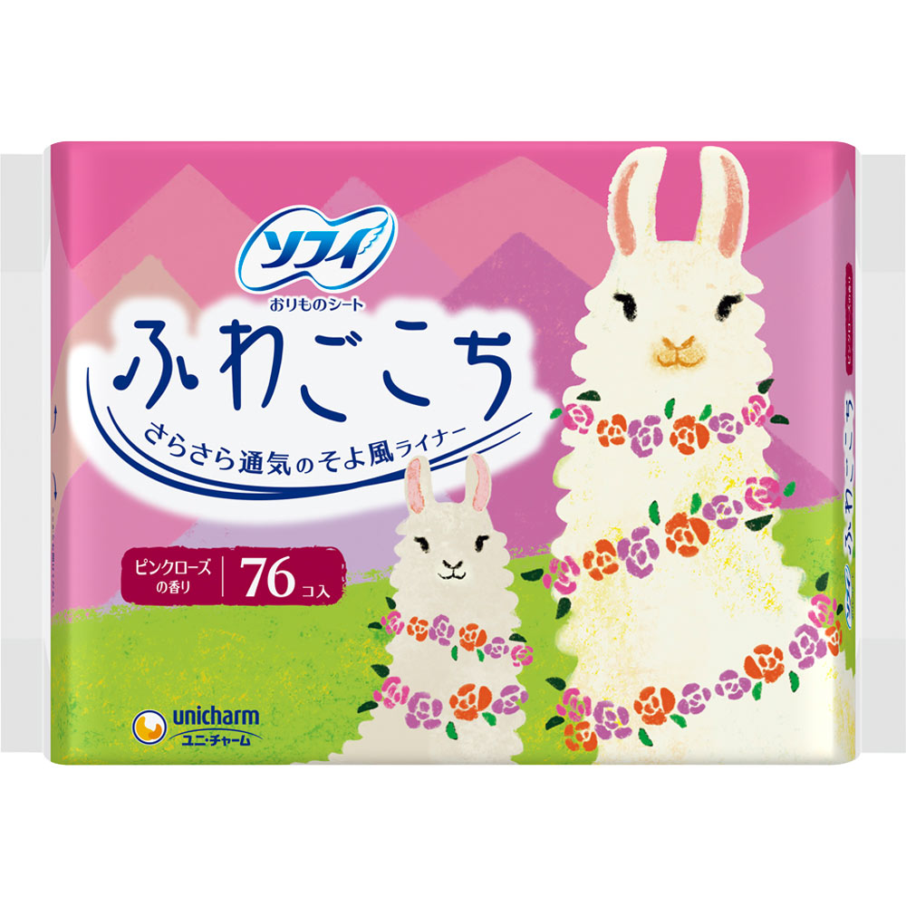 ソフィふわごこち ピンクローズの香り ３８枚×２ ユニ・チャーム