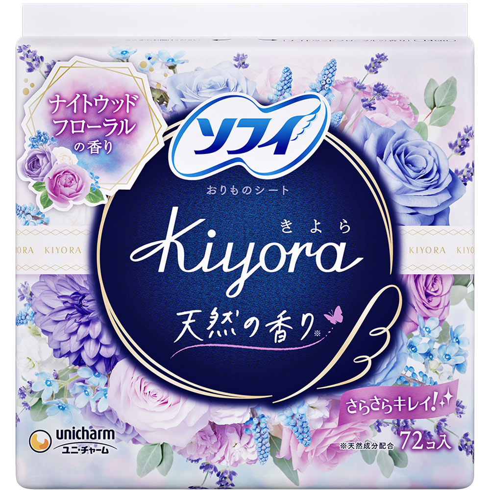ソフィＫｉｙｏｒａ フローラルリラックス ７２枚 ユニ・チャーム
