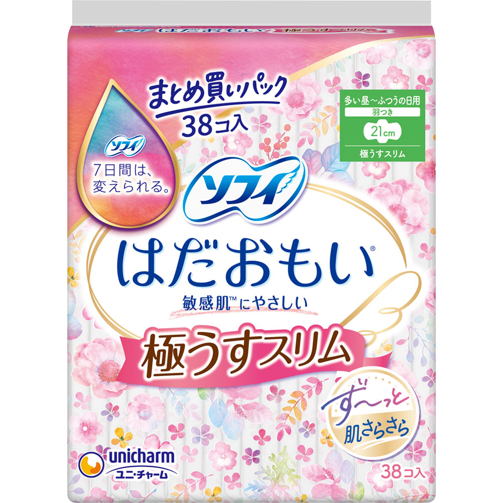 ソフィはだおもい 極うすスリム 210 羽つき ３８枚 ユニ・チャーム (医薬部外品)