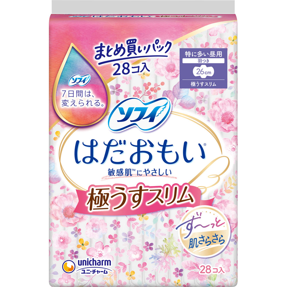 ソフィはだおもい 極うすスリム 260 羽つき ２８枚 ユニ・チャーム (医薬部外品)