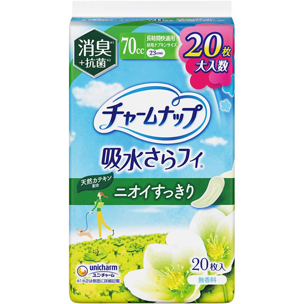 チャ-ムナップ　長時間快適用消臭タイプ ２０枚 ユニ・チャーム