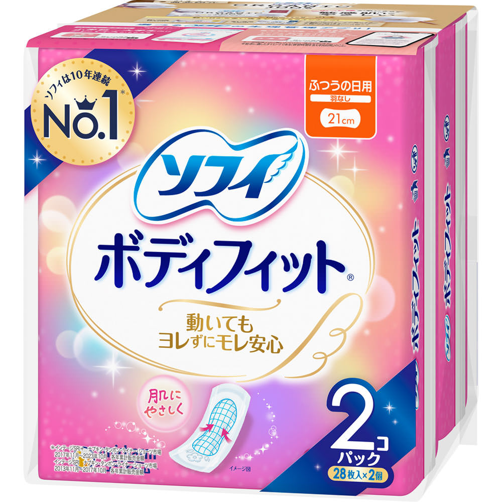 ソフィボディフィット 羽なし ２８枚×２ ユニ・チャーム (医薬部外品)