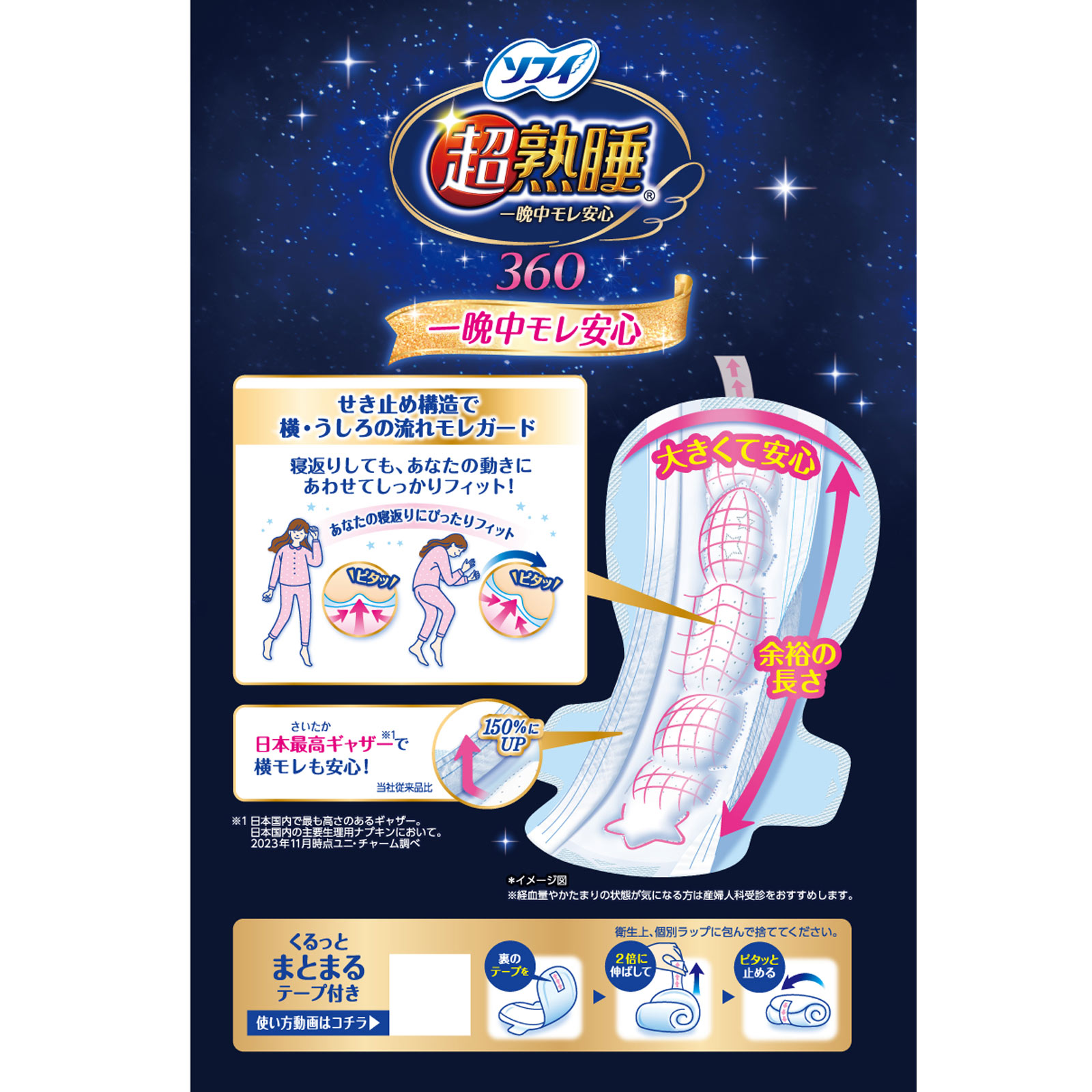 ソフィ　超熟睡ガ－ド　３６０ １２枚 ユニ・チャーム (医薬部外品)