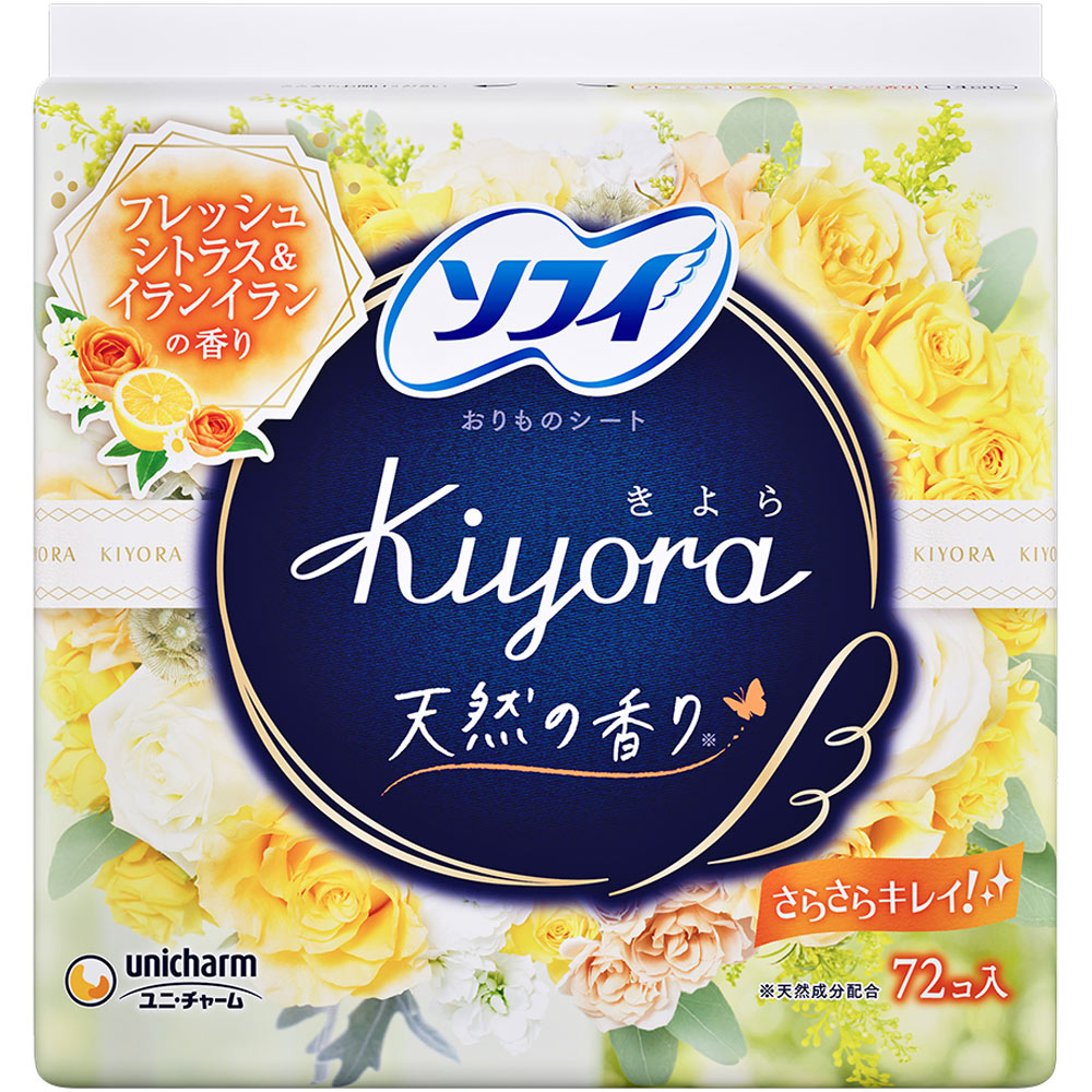 ソフィｋｉｙｏｒａ　フローラル＆シトラス ７２枚 ユニ・チャーム