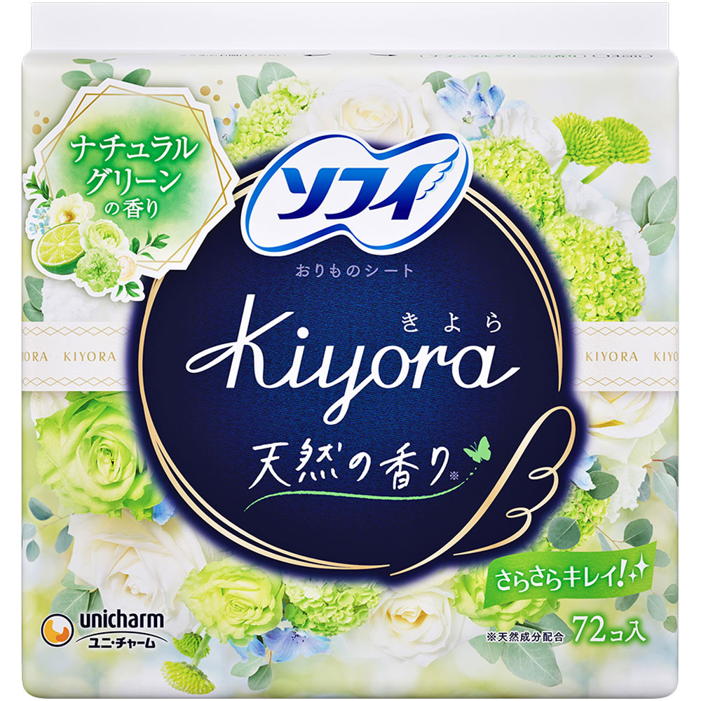 ソフィｋｉｙｏｒａ グリーンフレッシュ ７２枚 ユニ・チャーム