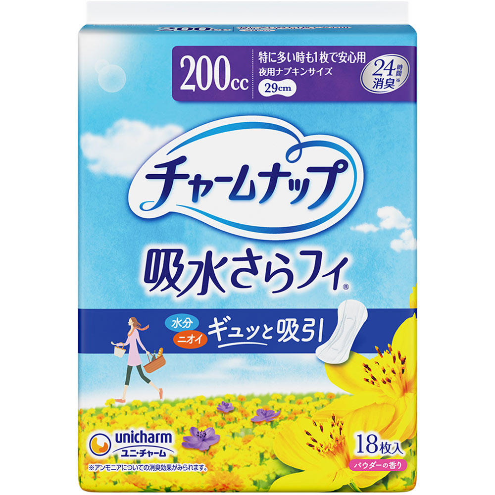 チャームナップ 特に多い時も１枚で安心用 １８枚 ユニ・チャーム