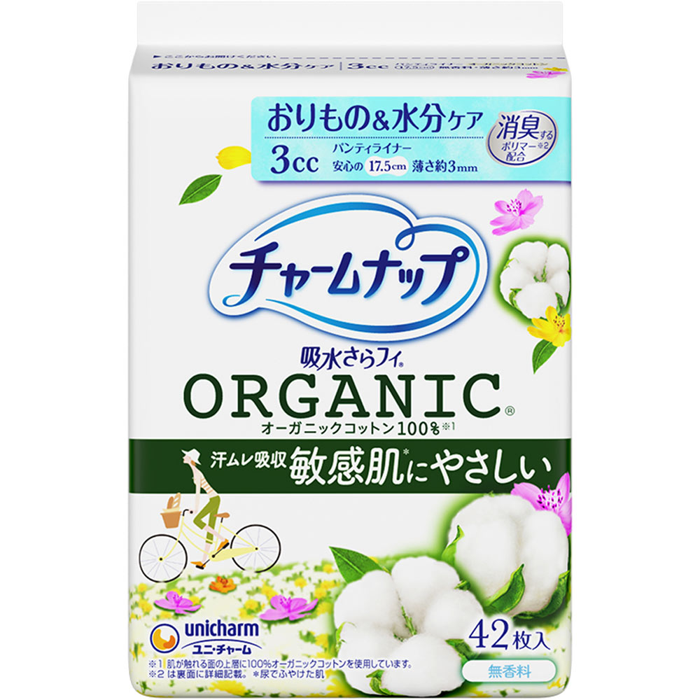 チャームナップ吸水さらフィ　パンティライナ－　コットン ４２枚 ユニ・チャーム