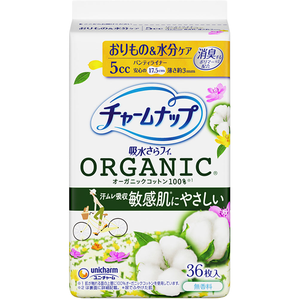 チャームナップ吸水さらフィ　コットン　微量用 ３６枚 ユニ・チャーム